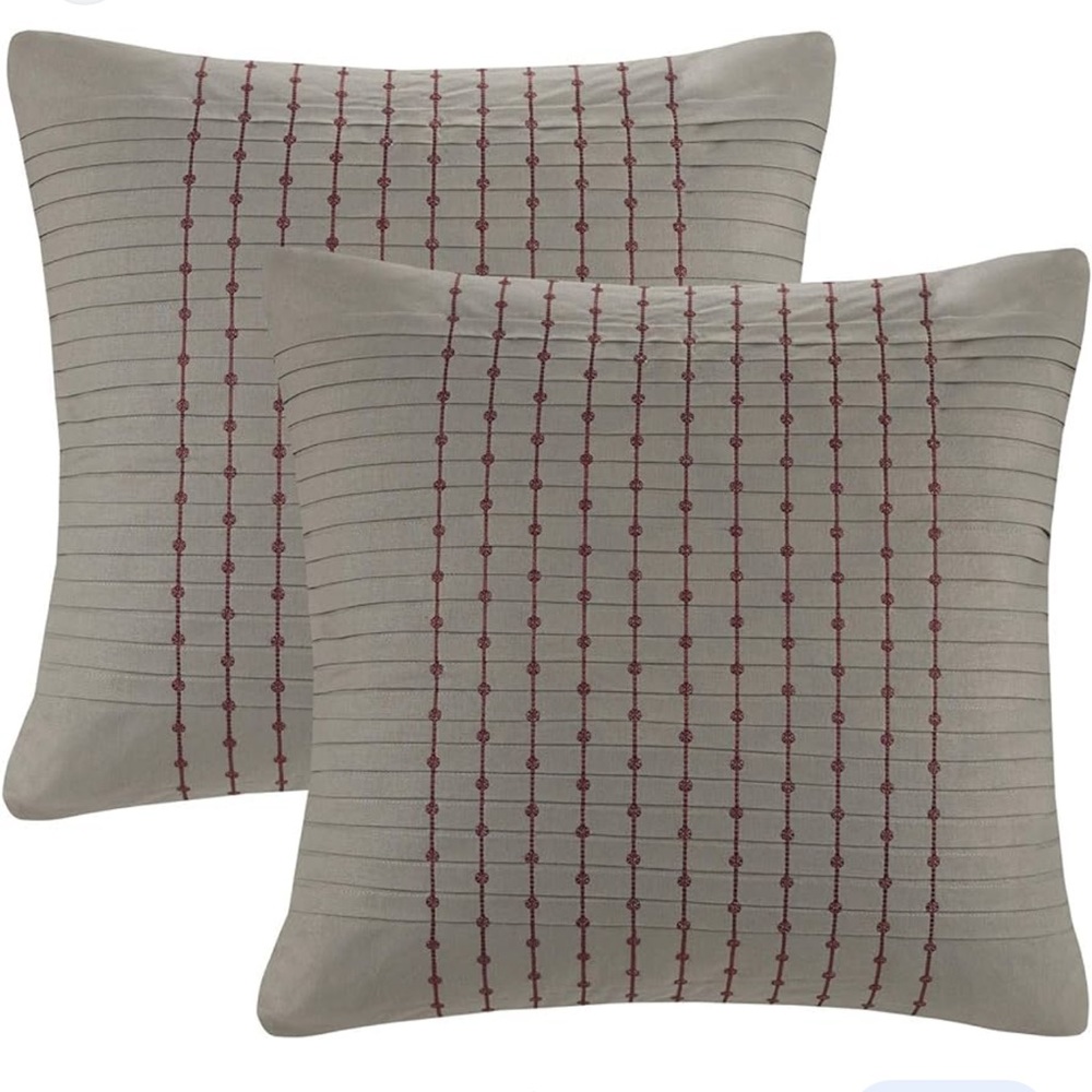 Natori Cherry Blossom Euro Pillow Shams set